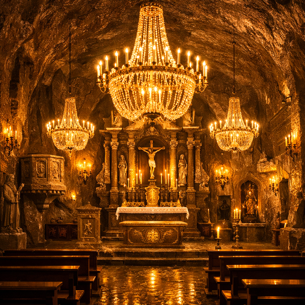 Wieliczka Salt Mine, Krakow Poland